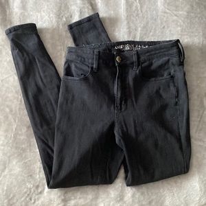 black skinny jeans